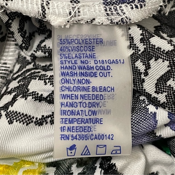 Peter Nygard Tie-Dye Jacquard Open Front Duster Cardigan | Resort Wear Sz L - Picture 6 of 7